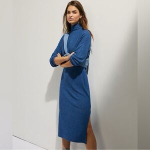 Anthropologie Blue Sweater Dress